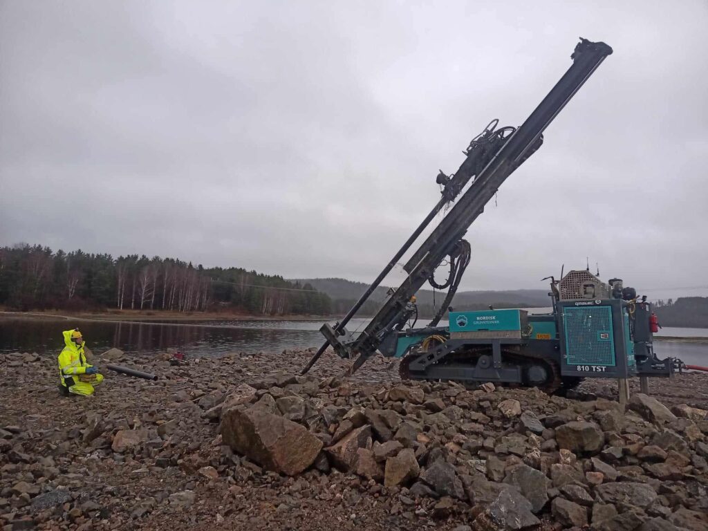 Boring på Selåsvatn