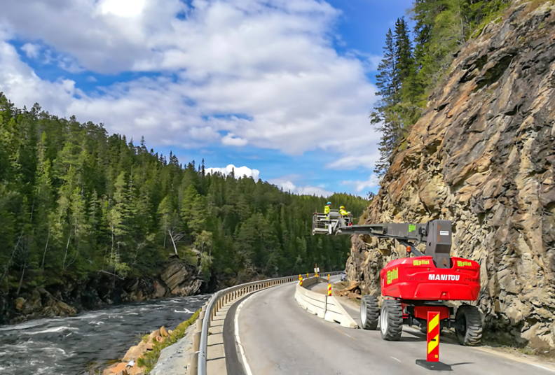 Nordisk Fjellsikring er tildelt kontrakt på 25 millioner for fellesprosjektet Arna-Stanghelle