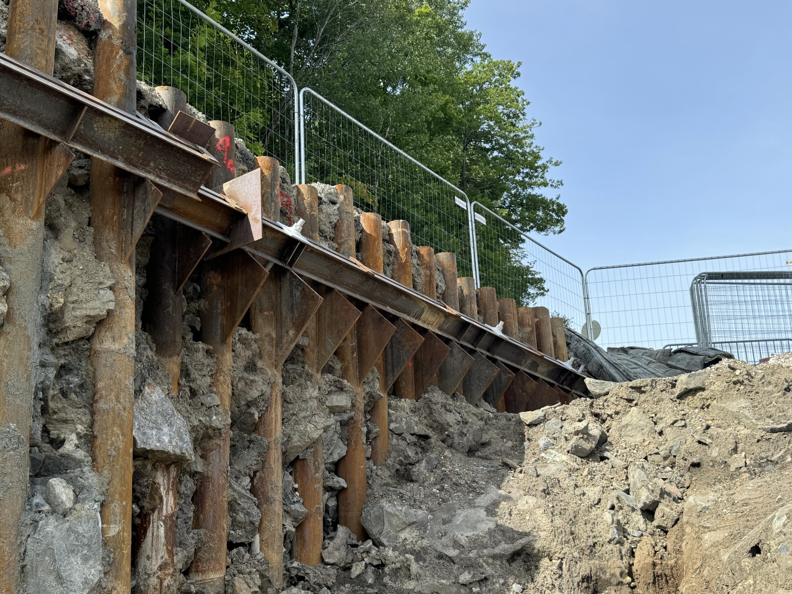 Rørvegg og rørspunt