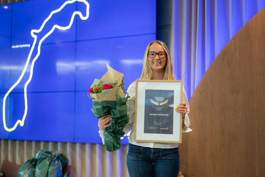 Silje Gjerden mottar pris på yrkesfagindeksen 2026