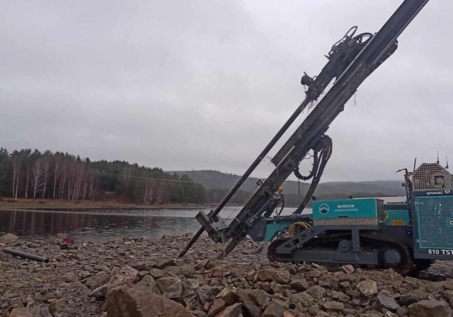 Boring på Selåsvatn