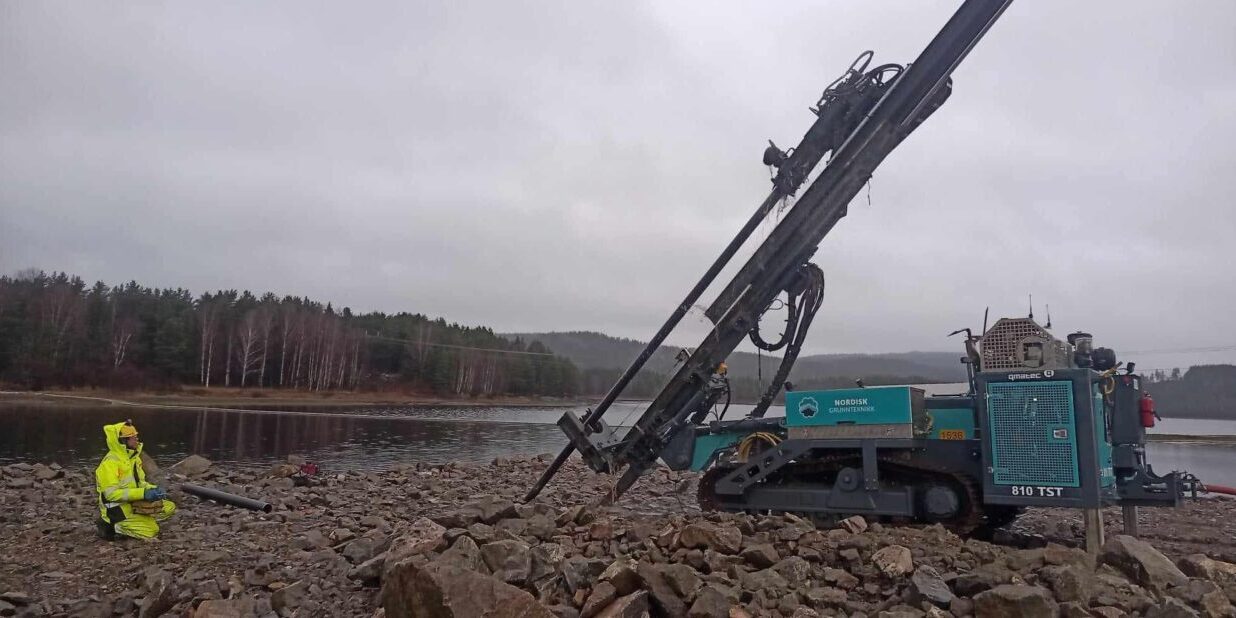 Boring på Selåsvatn