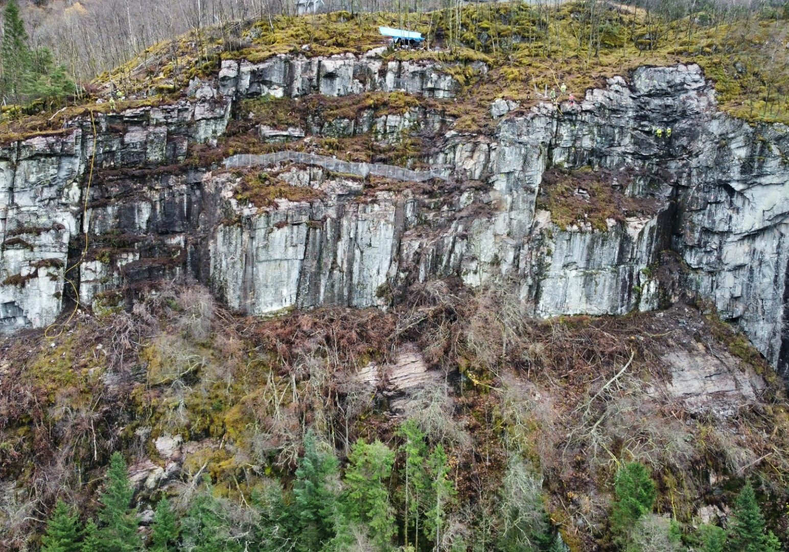 Berg- og skredsikring ved Arna-Stanghelle