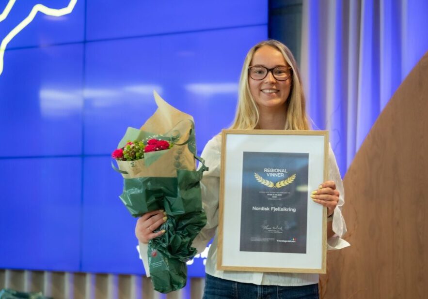 Silje Gjerden mottar pris på yrkesfagindeksen 2026