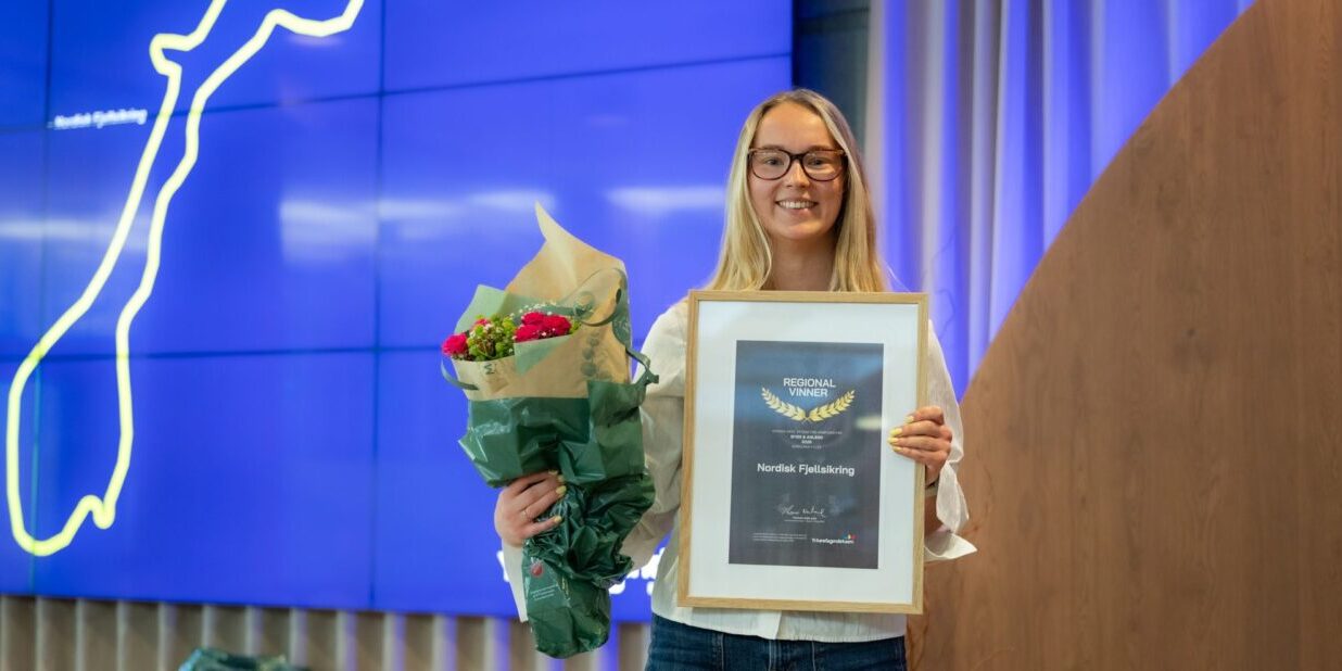 Silje Gjerden mottar pris på yrkesfagindeksen 2026